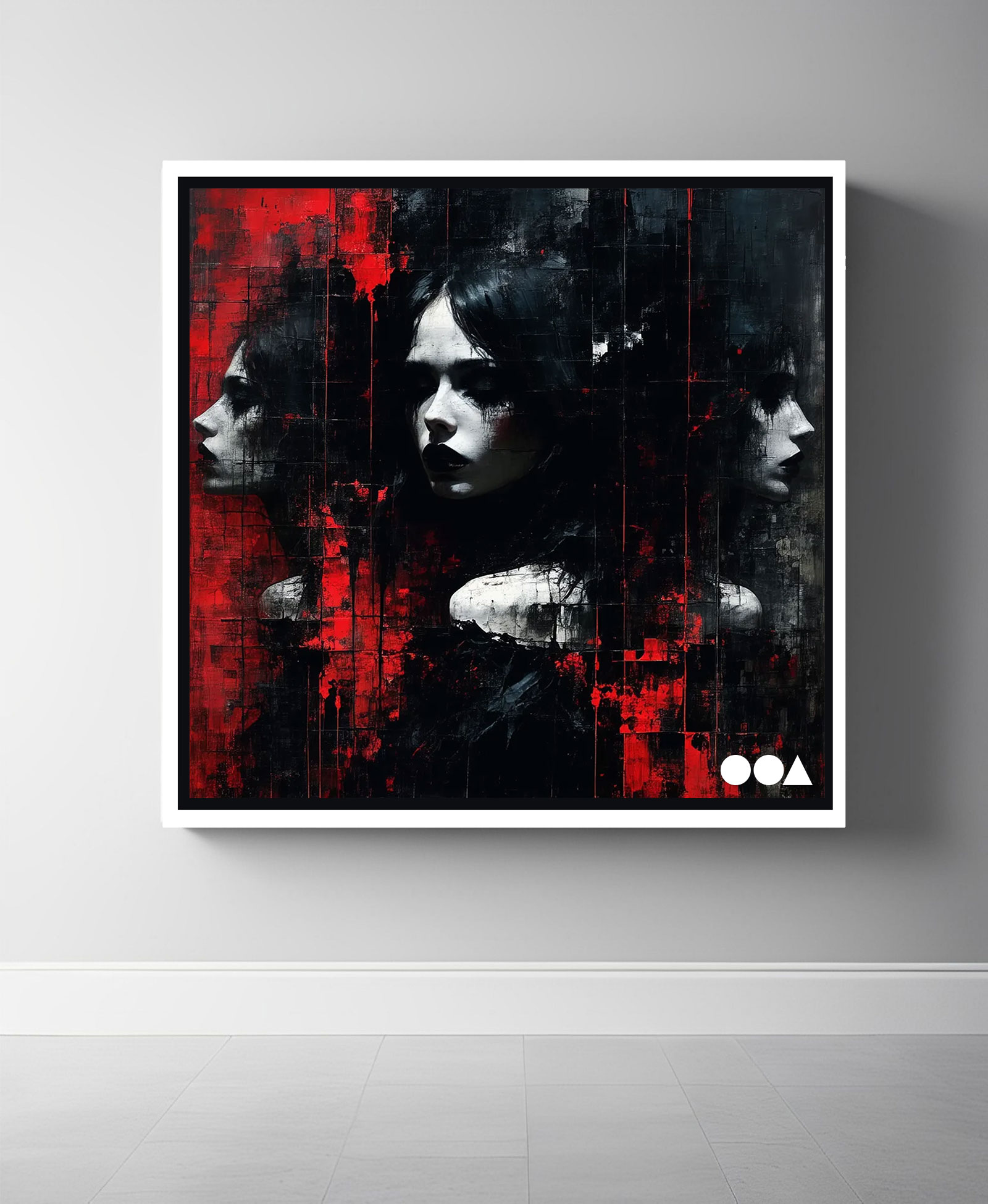 From the shadow she appears